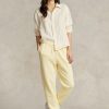 Pantalones deportivos de polar Ralph Lauren para mujer en amarillo Pantalones deportivos de polar Ralph Lauren para mujer en amarillo