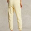 Pantalones deportivos de polar Ralph Lauren para mujer en amarillo Pantalones deportivos de polar Ralph Lauren para mujer en amarillo