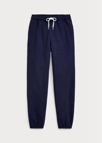 Pantalones deportivos de polar Ralph Lauren para mujer en color azul marino