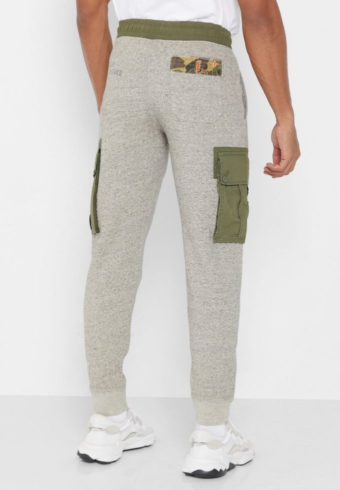 Pantalones deportivos estampados Ralph Lauren grises para hombre