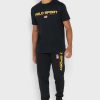 Pantalones deportivos negros con el logotipo de Ralph Lauren para hombre