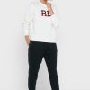 Pantalones deportivos negros de cintura alta Ralph Lauren para mujer Pantalones deportivos negros de cintura alta Ralph Lauren para mujer
