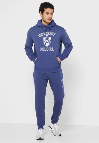 Pantalones deportivos Ralph Lauren Essential Downstring para hombre en azul marino