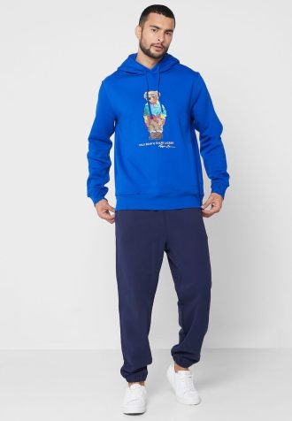 Pantalones deportivos Ralph Lauren Essential para hombre en azul marino