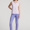 Pantalones elásticos ajustados Ralph Lauren azules para mujer Pantalones elásticos ajustados Ralph Lauren azules para mujer