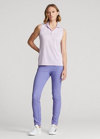 Pantalones elásticos ajustados Ralph Lauren azules para mujer