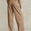Pantalones rectos de mezcla de lana Ralph Lauren para mujer, color marrón Pantalones rectos de mezcla de lana Ralph Lauren para mujer, color marrón