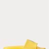 Pantuflas Ralph Lauren Polo Bear amarillas para hombre