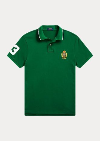 Polo Ralph Lauren Classic Fit Crest Mesh para hombre, color verde