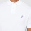 Polos básicos de malla Ralph Lauren blancos para hombre Polos básicos de malla Ralph Lauren blancos para hombre