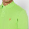 Polos básicos de malla Ralph Lauren verdes para hombre Polos básicos de malla Ralph Lauren verdes para hombre