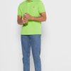 Polos básicos de malla Ralph Lauren verdes para hombre Polos básicos de malla Ralph Lauren verdes para hombre