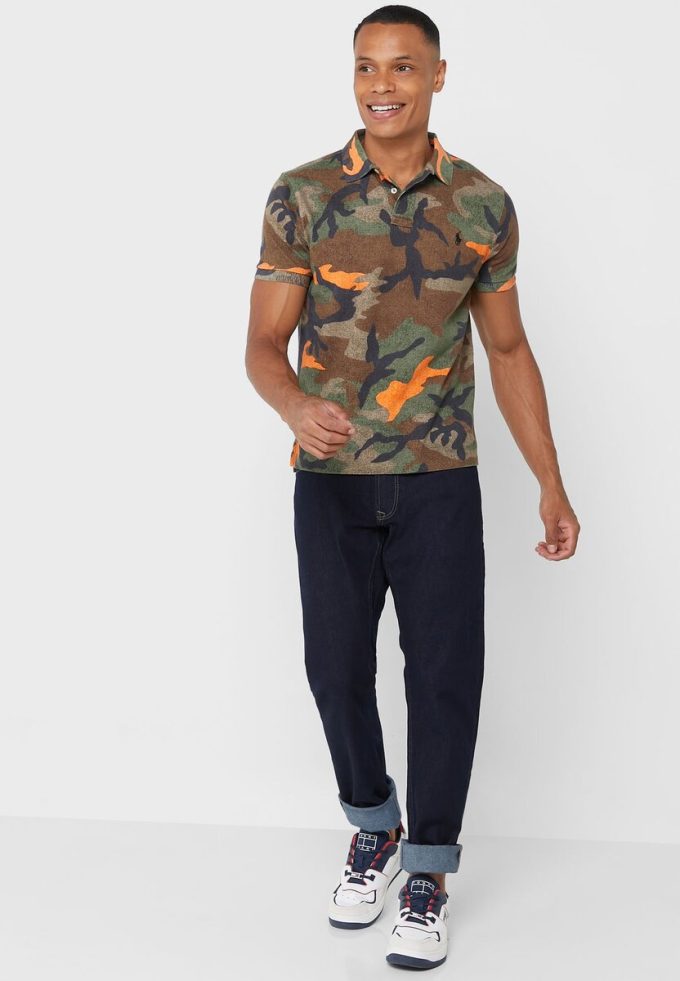 Polos de camuflaje multicolor Ralph Lauren para hombre Polos de camuflaje multicolor Ralph Lauren para hombre