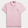 Polos de malla Ralph Lauren de corte clásico en color rosa para mujer Polos de malla Ralph Lauren de corte clásico en color rosa para mujer