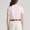 Polos de malla Ralph Lauren de corte clásico en color rosa para mujer Polos de malla Ralph Lauren de corte clásico en color rosa para mujer