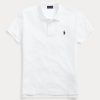 Polos de malla Ralph Lauren de corte clásico para mujer, color blanco Polos de malla Ralph Lauren de corte clásico para mujer, color blanco