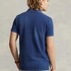 Polos Ralph Lauren de malla remendada de corte clásico para hombre en azul marino Polos Ralph Lauren de malla remendada de corte clásico para hombre en azul marino