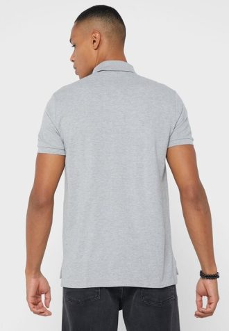 Polos Ralph Lauren Essential grises para hombre