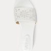 Sandalias de piel con ojales Andee de Ralph Lauren para mujer en color blanco Sandalias de piel con ojales Andee de Ralph Lauren para mujer en color blanco