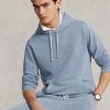 Sudadera con capucha de polar de algodón orgánico Ralph Lauren para hombre en azul Sudadera con capucha de polar de algodón orgánico Ralph Lauren para hombre en azul