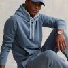 Sudadera con capucha de polar de algodón orgánico Ralph Lauren para hombre en azul Sudadera con capucha de polar de algodón orgánico Ralph Lauren para hombre en azul