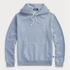 Sudadera con capucha de polar de algodón orgánico Ralph Lauren para hombre en azul Sudadera con capucha de polar de algodón orgánico Ralph Lauren para hombre en azul