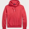 Sudadera con capucha de punto doble Ralph Lauren roja para hombre Sudadera con capucha de punto doble Ralph Lauren roja para hombre
