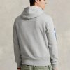 Sudadera con capucha deportiva Ralph Lauren Polo Fleece para hombre en gris Sudadera con capucha deportiva Ralph Lauren Polo Fleece para hombre en gris