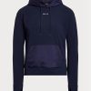 Sudadera con capucha híbrida de jersey Ralph Lauren GolfLogo para mujer en azul marino Sudadera con capucha híbrida de jersey Ralph Lauren GolfLogo para mujer en azul marino