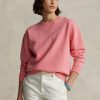 Sudadera con cuello redondo de polar Ralph Lauren para mujer de Rose
