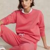 Sudadera con cuello redondo de polar Ralph Lauren para mujer de Rose