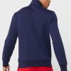 Sudadera con media cremallera y logotipo de Ralph Lauren para hombre en azul marino