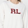 Sudadera de punto con gráficos de Ralph Lauren en beige para mujer Sudadera de punto con gráficos de Ralph Lauren en beige para mujer