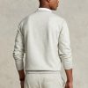 Sudadera de punto doble Ralph Lauren gris para hombre Sudadera de punto doble Ralph Lauren gris para hombre