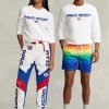 Sudadera deportiva de polar Ralph Lauren Polo blanca para hombre
