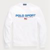 Sudadera deportiva de polar Ralph Lauren Polo blanca para hombre