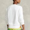 Sudadera deportiva de polar Ralph Lauren Polo blanca para hombre