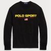 Sudadera deportiva de polar Ralph Lauren Polo negra para hombre