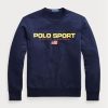Sudadera deportiva de polar Ralph Lauren Polo para hombre en color azul marino