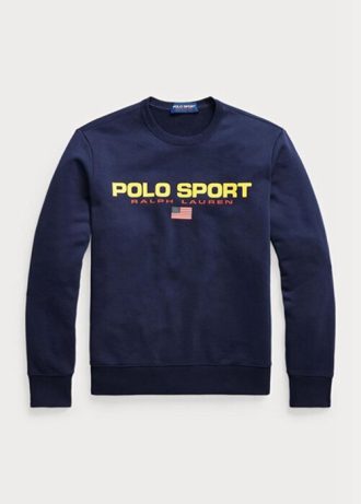 Sudadera deportiva de polar Ralph Lauren Polo para hombre en color azul marino