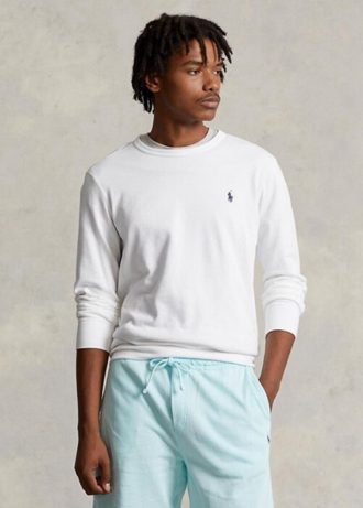 Sudadera Ralph Lauren Spa Terry blanca para hombre