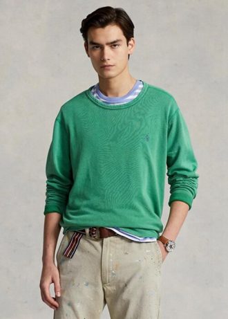 Sudadera Ralph Lauren Spa Terry verde para hombre