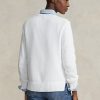 Suéteres blancos de mezcla de algodón Ralph Lauren Polo Bear para mujer