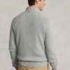 Suéteres de algodón Ralph Lauren con cremallera de un cuarto para hombre en gris Suéteres de algodón Ralph Lauren con cremallera de un cuarto para hombre en gris