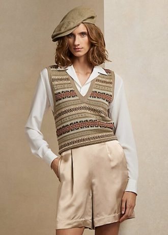 Suéteres Fair Isle con adornos multicolores de Ralph Lauren para mujer