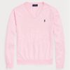 Suéteres Ralph Lauren de algodón texturizado de corte entallado para hombre en color rosa Suéteres Ralph Lauren de algodón texturizado de corte entallado para hombre en color rosa