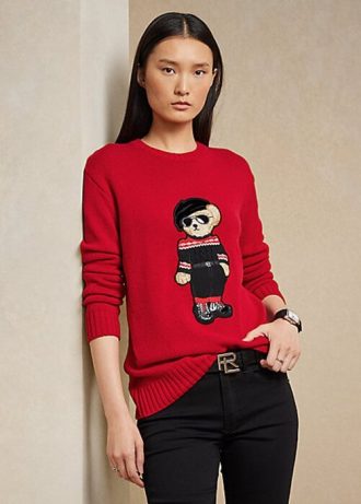 Suéteres rojos Ralph Lauren Unar de Año Nuevo para mujer