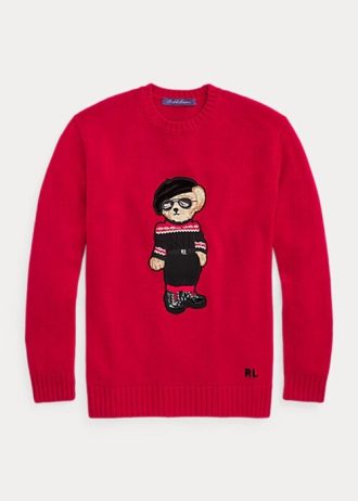 Suéteres rojos Ralph Lauren Unar de Año Nuevo para mujer