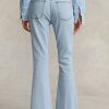 Vaqueros acampanados cortos Sharona de Ralph Lauren para mujer de AZURE
