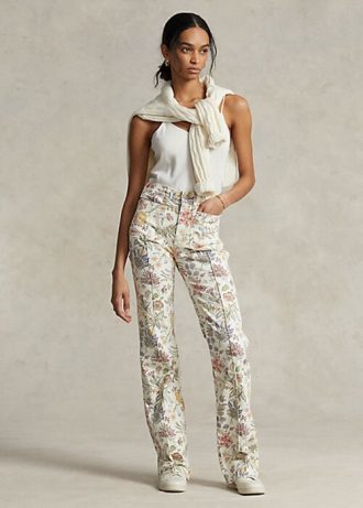 Vaqueros acampanados Jenn con estampado floral de Ralph Lauren para mujer